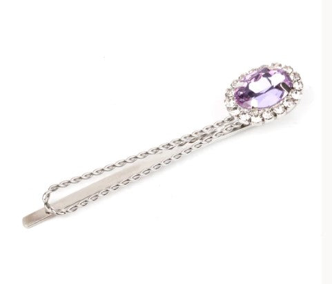 Gala Glitz Purple Hair Clip