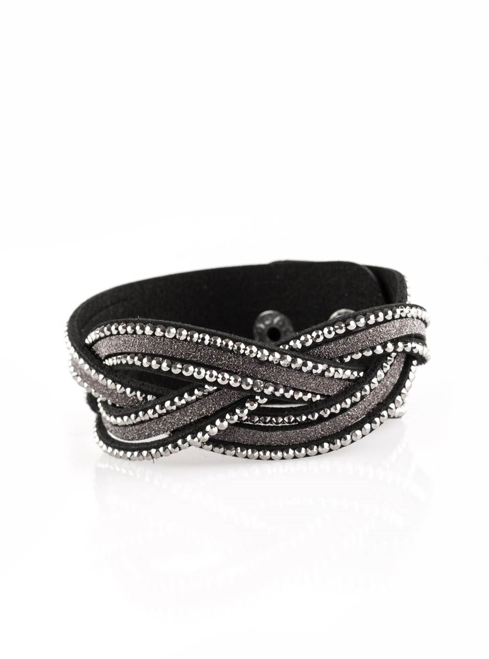 Girls Do It Better Black Single Wrap Bracelet