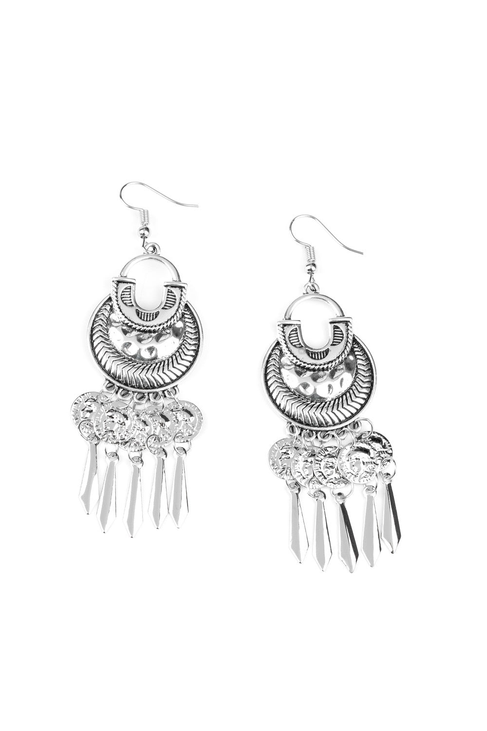 Give Me Liberty Silver Earrings