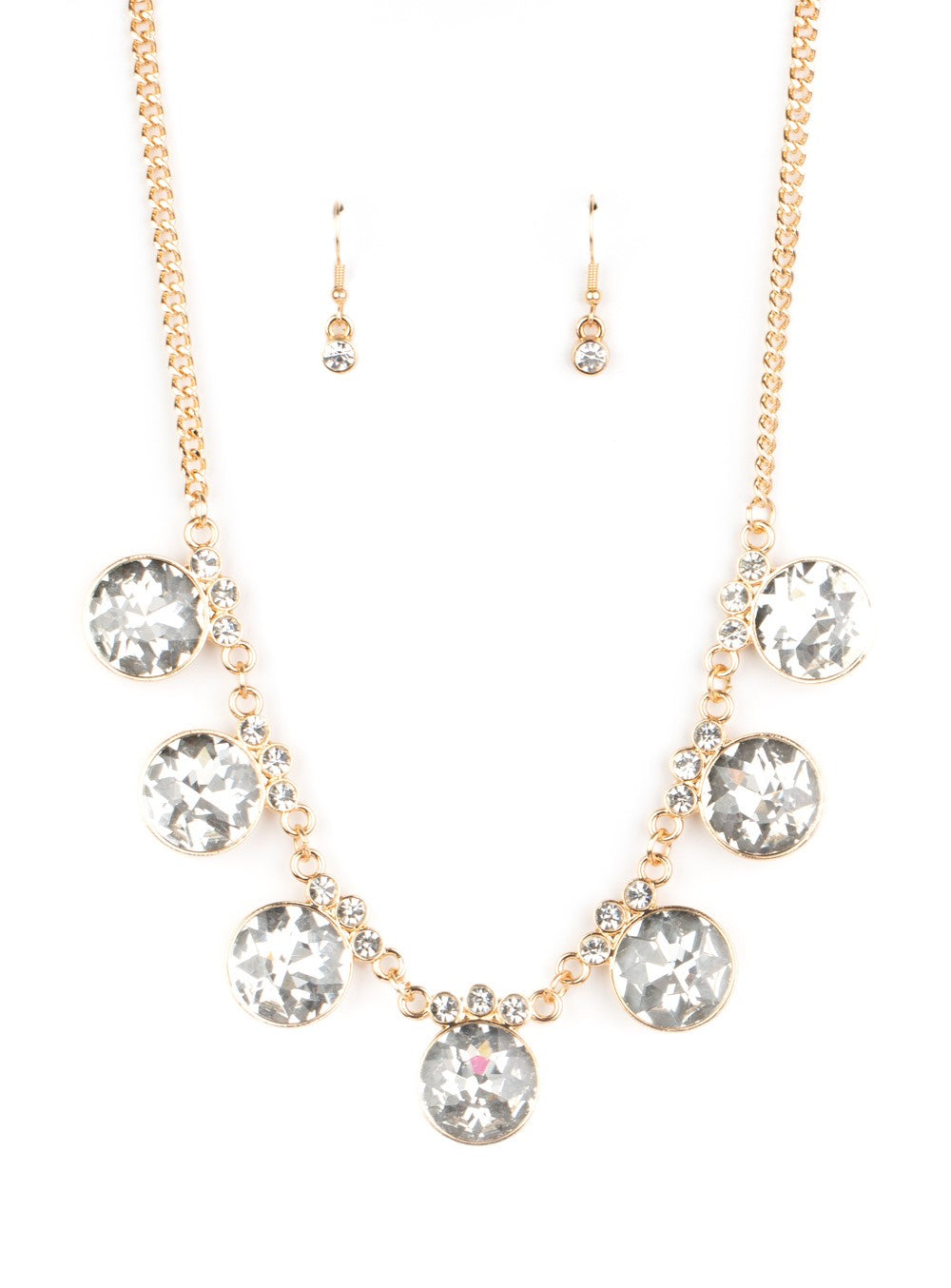 GLOW-Getter Glamour Gold Necklace