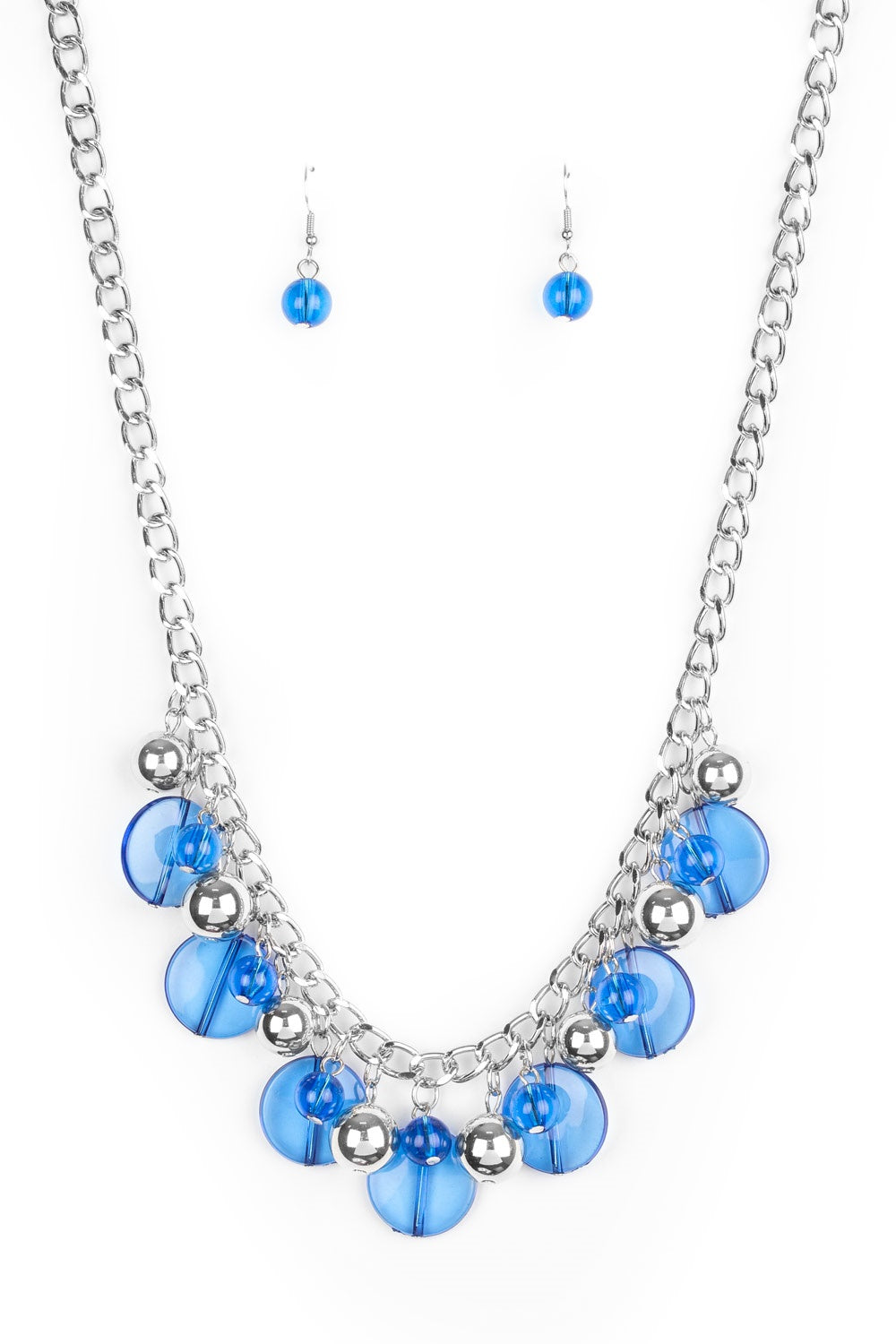 Gossip Glam Blue Necklace