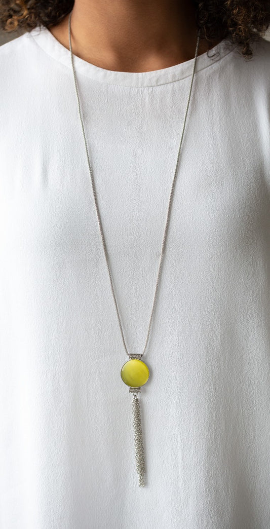 Happy As You Can BEAM Yellow Moonstone Necklace