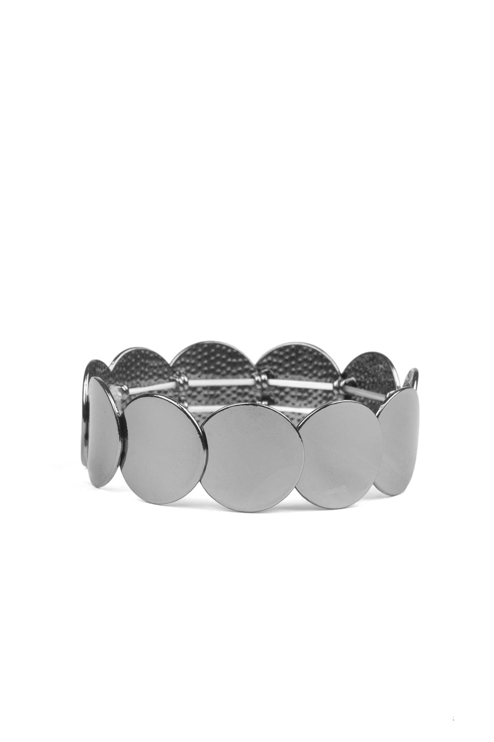 Industrial Influencer Black Stretch Bracelet