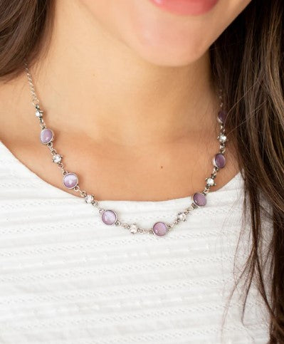 Inner Illumination Purple Necklace