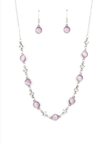 Inner Illumination Purple Necklace