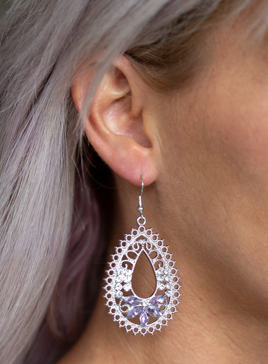 Instant REFLECT Purple Earrings