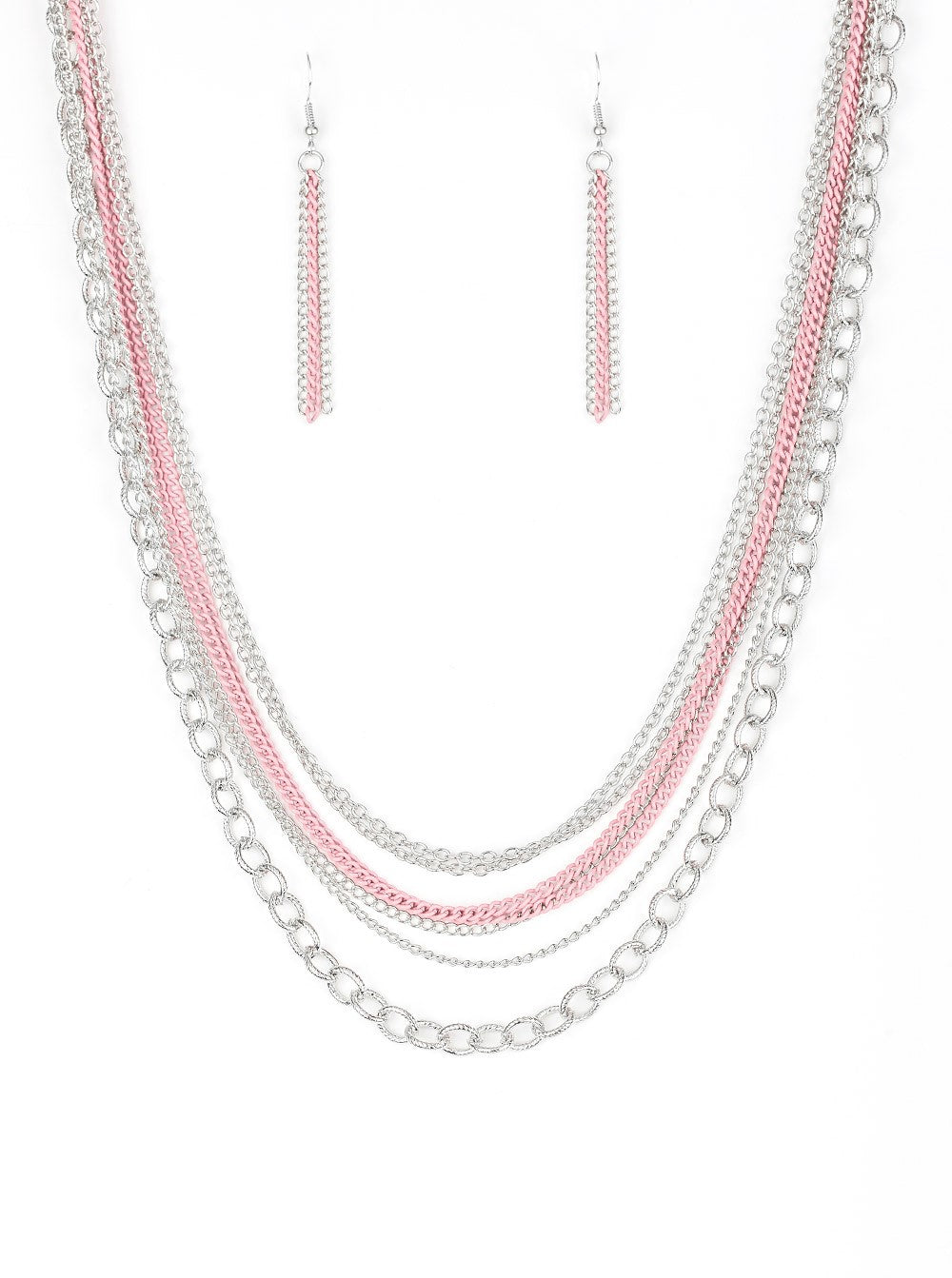 Intensely Industrial Pink Necklace