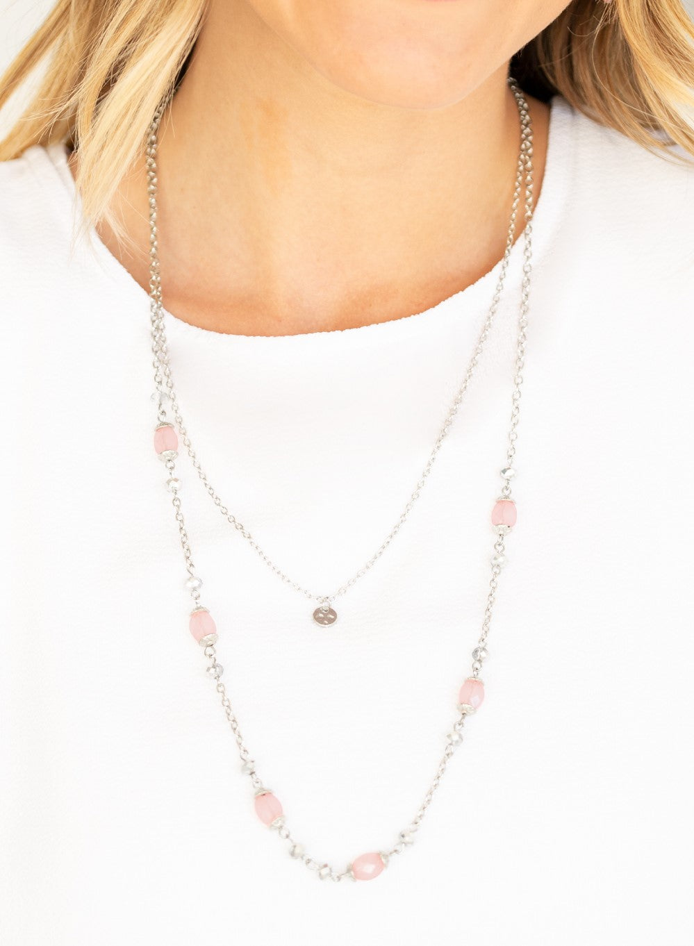 Irresistibly Iridescent Pink Necklace