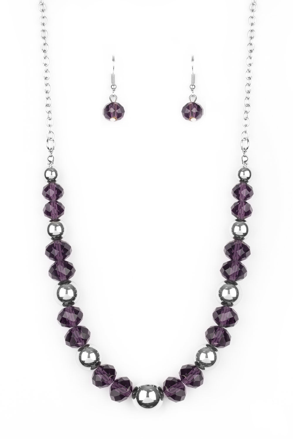 Jewel Jam Purple Necklace