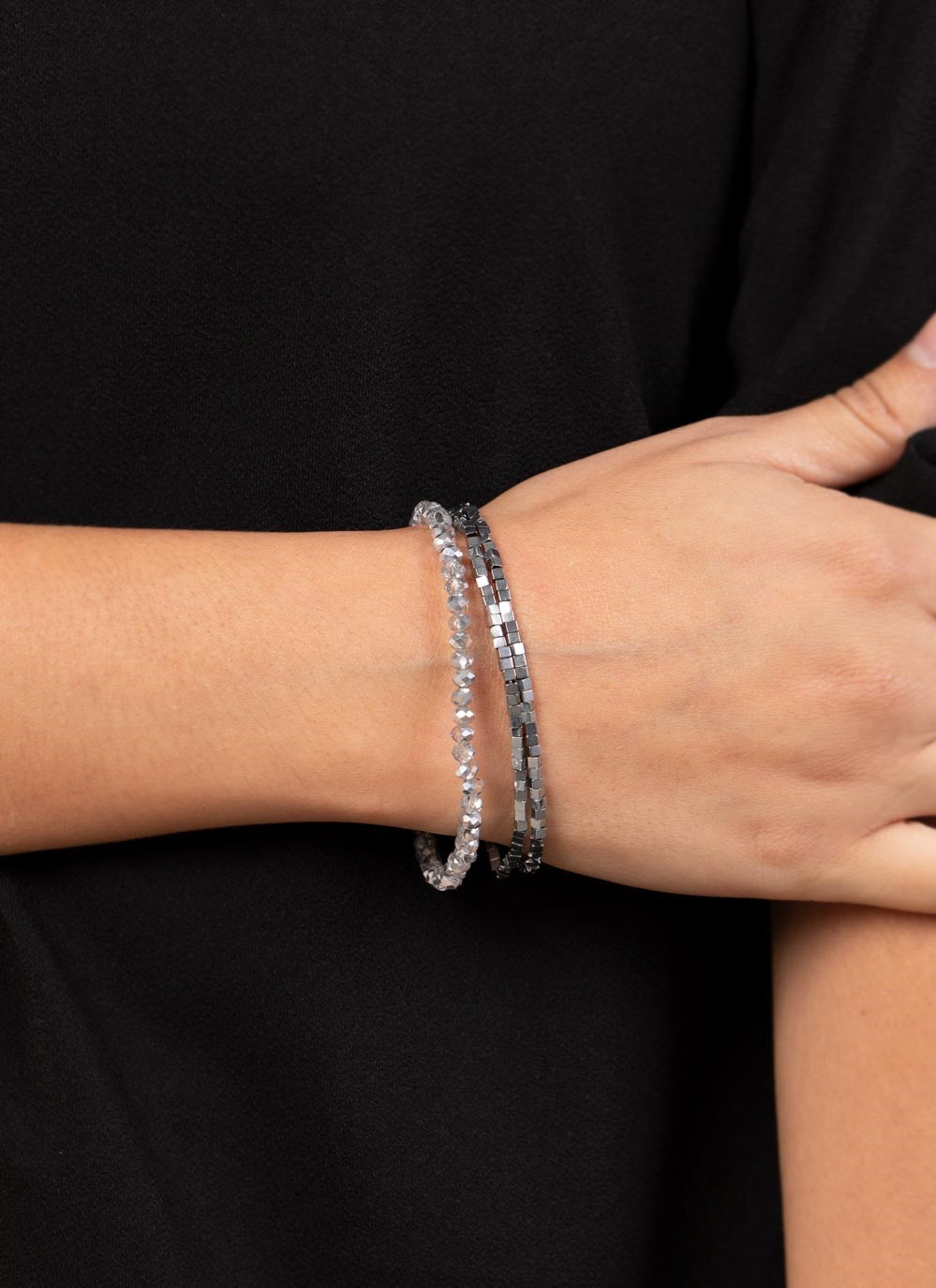 Just A Spritz Silver Stretch Bracelet