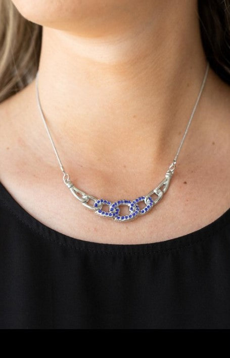 KNOT In Love Blue Necklace