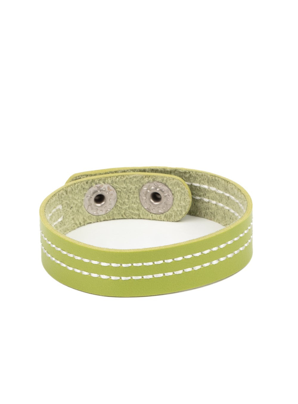 Life Is WANDER-ful Green Single Wrap Bracelet