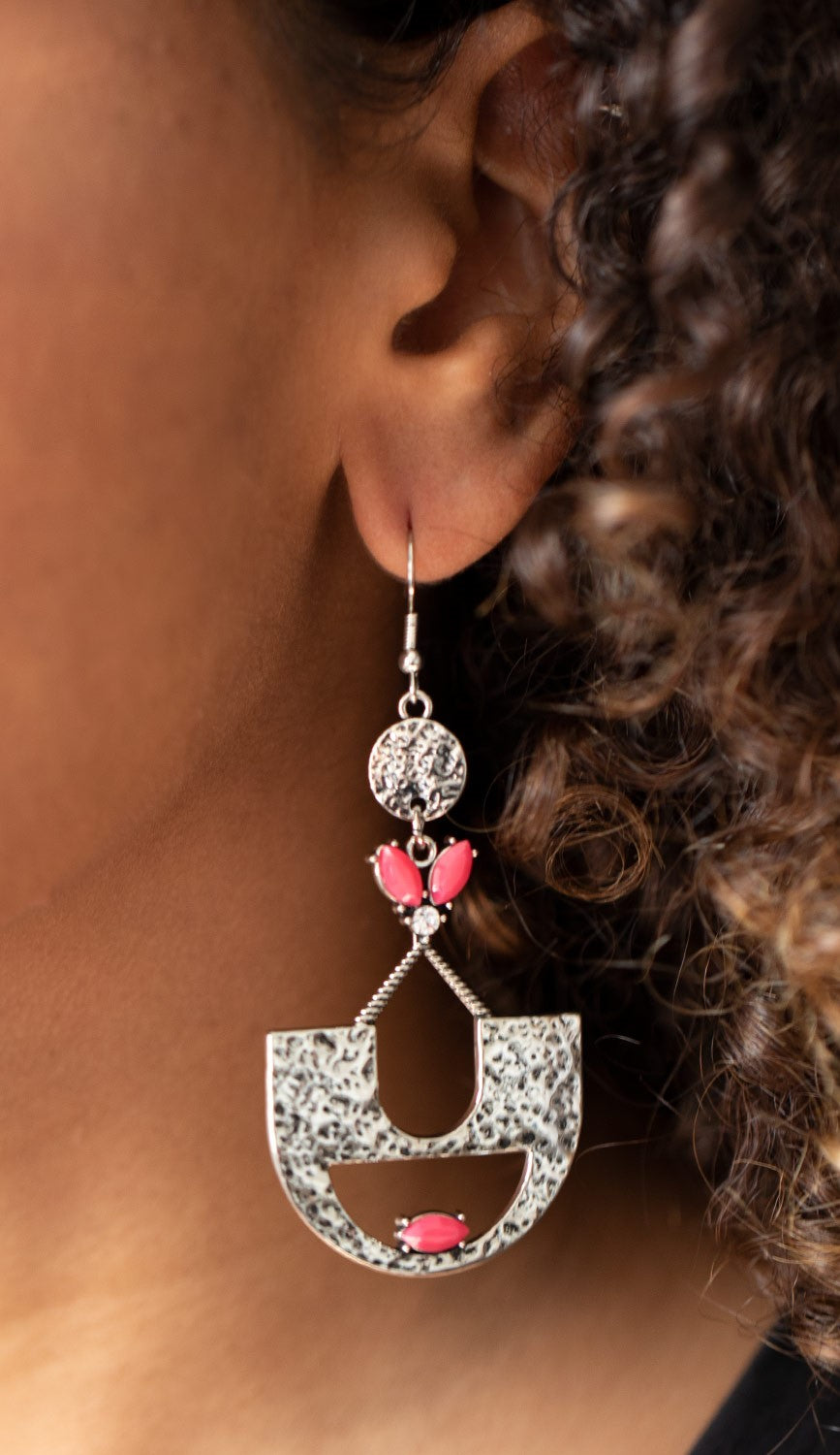 Modern Day Mecca Pink Earrings