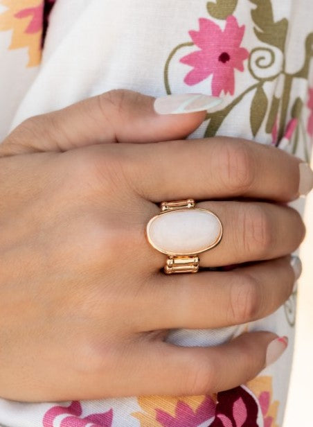 Mystical Mantra Gold Ring