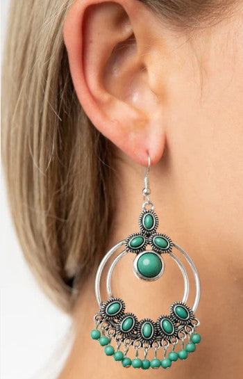 Zesty Zen Green Earrings