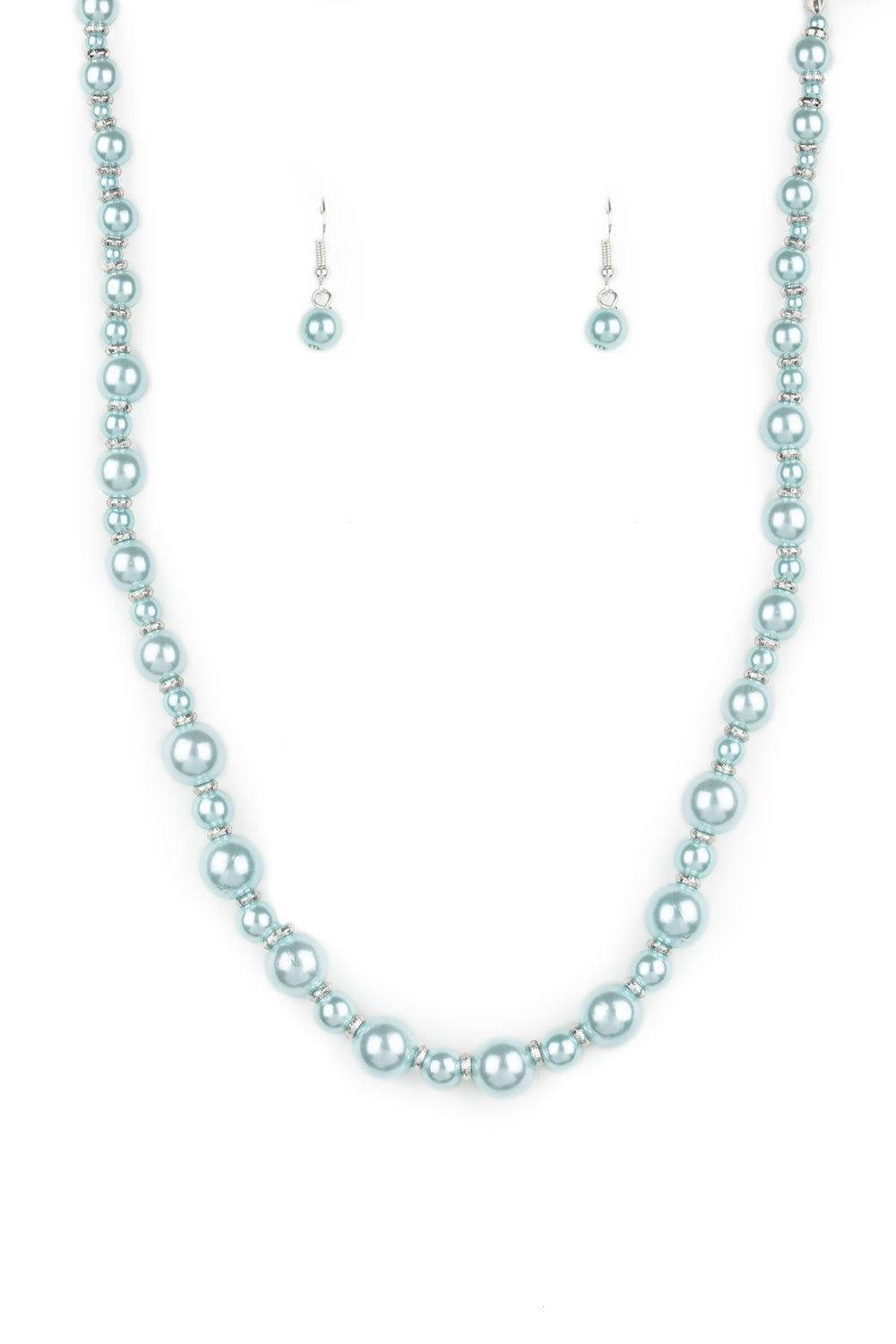 Pearl Heirloom Blue Necklace