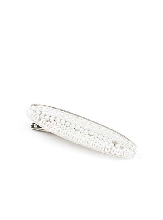 Pearl Pizzaz White Hair Clip