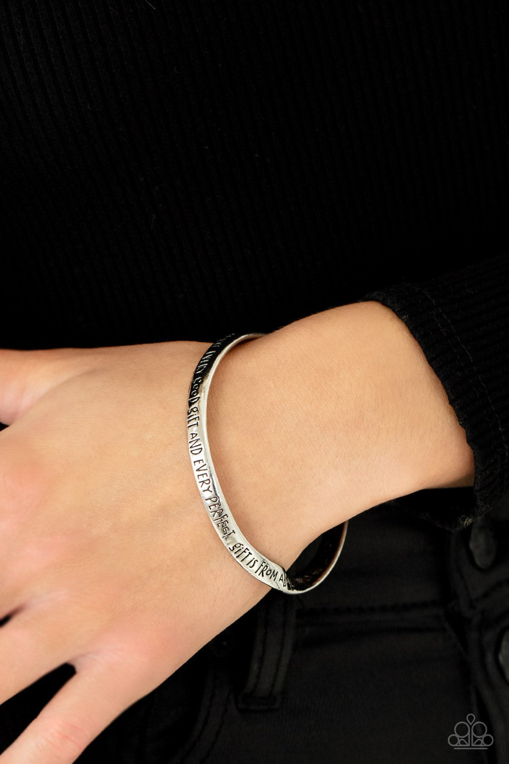 Perfect Present Silver Bangle Bracelet