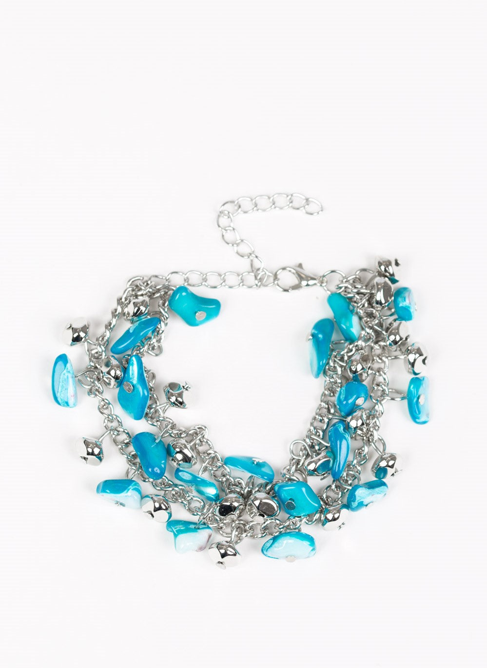 Plentiful Pebbles Blue Bracelet