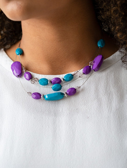 Radiant Reflections Multi-Colored Necklace