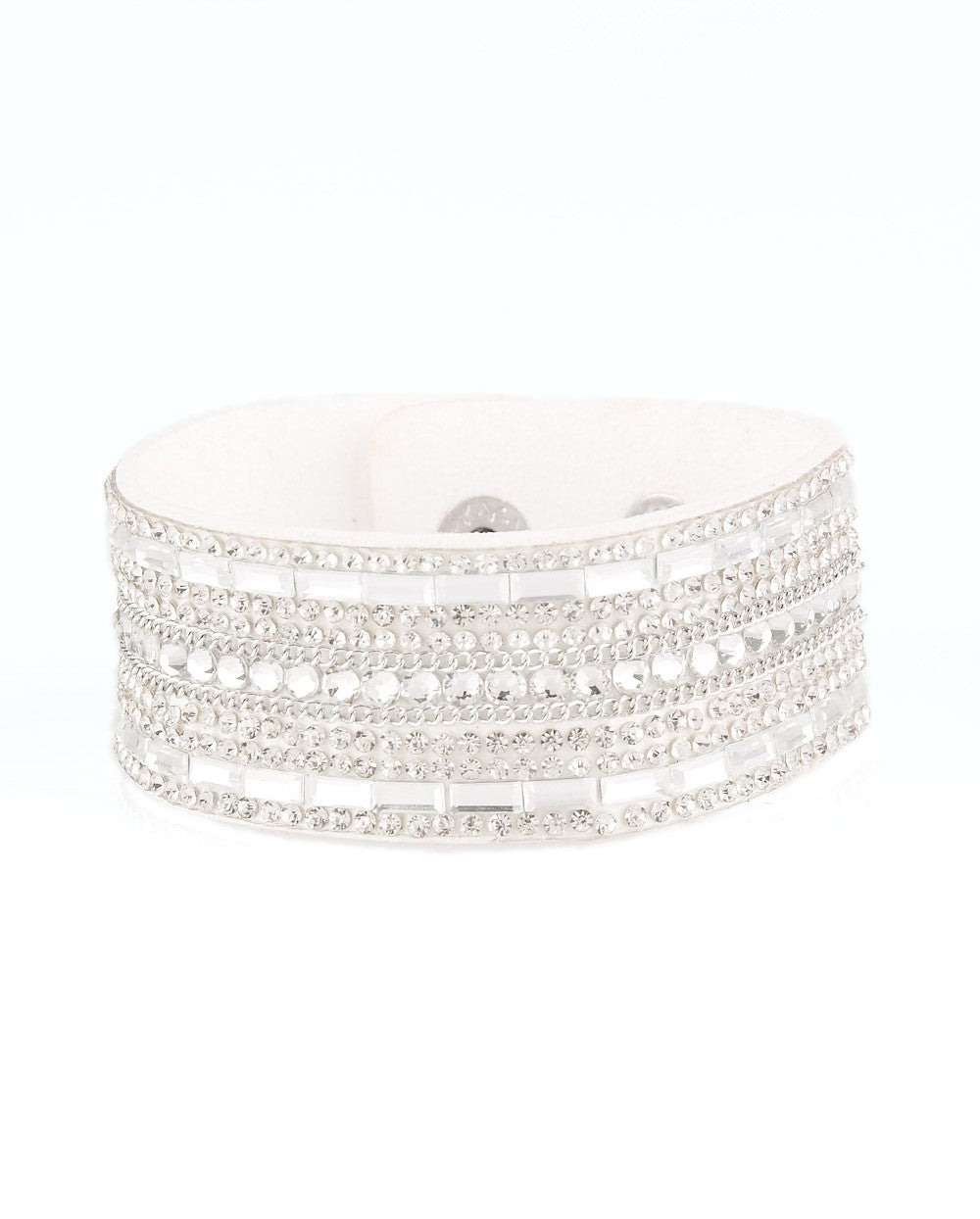 Rebel Radiance White Single Wrap Bracelet