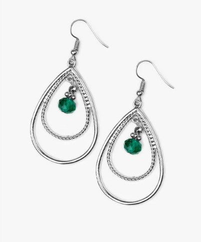 REIGN On My Parade Green Earrings