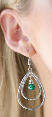 REIGN On My Parade Green Earrings