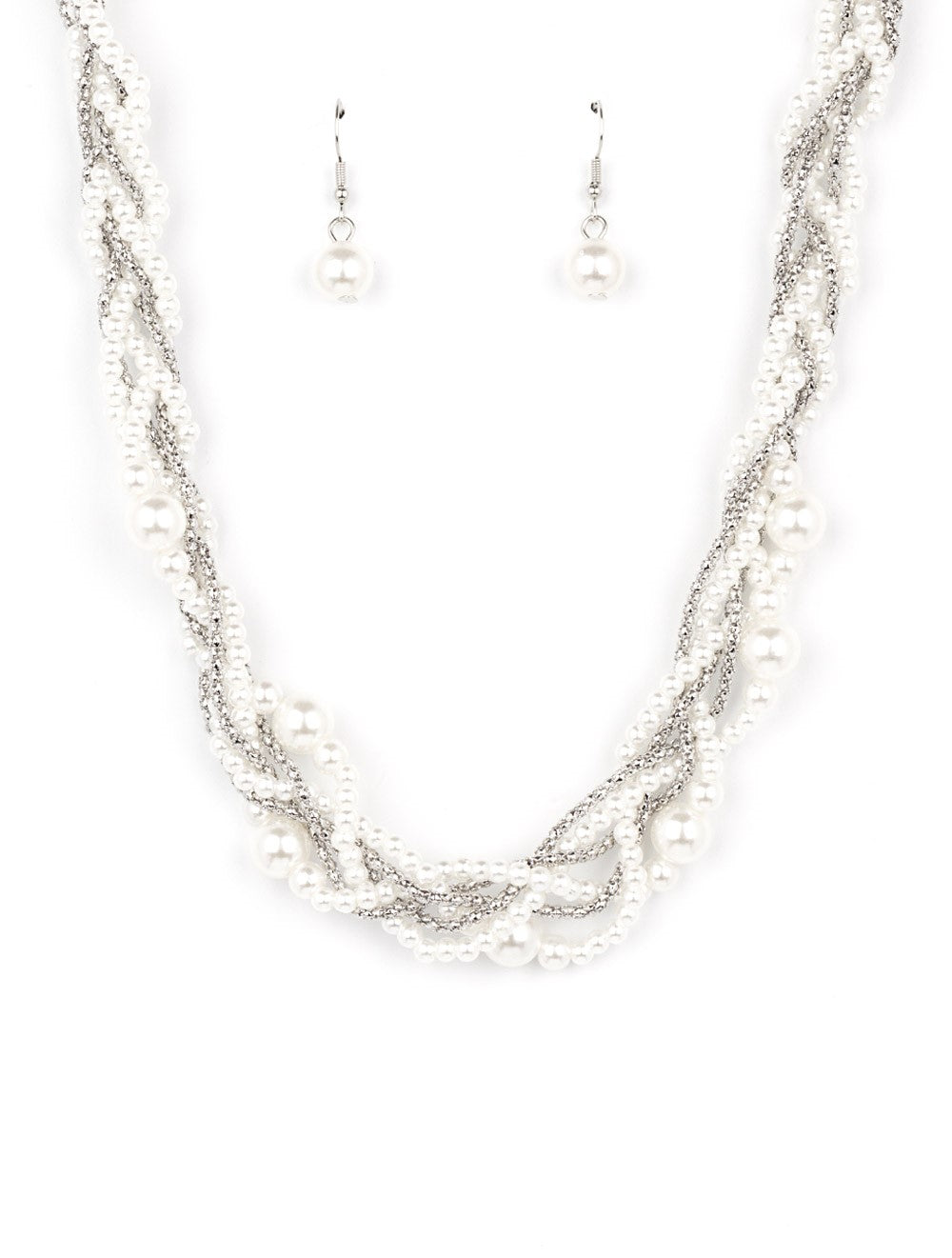 Royal Reminiscence White Necklace