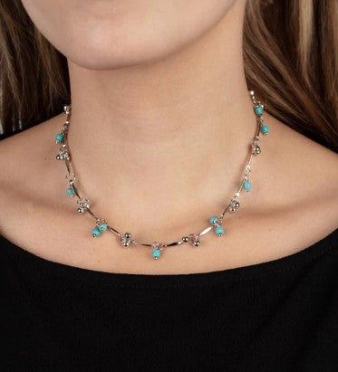 Sahara Social Blue Choker