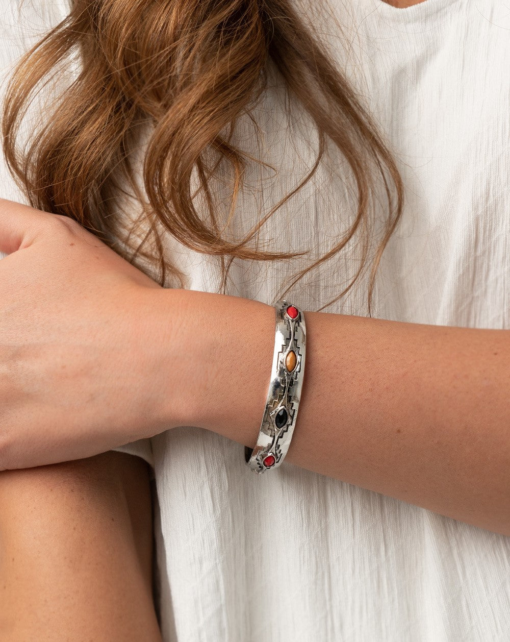 Santa Fe Scene Cuff Bracelet