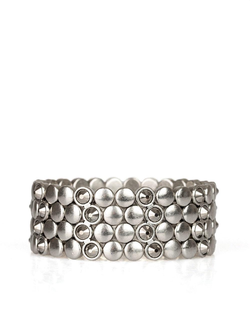 Scattered Starlight Silver Stretch Bracelet