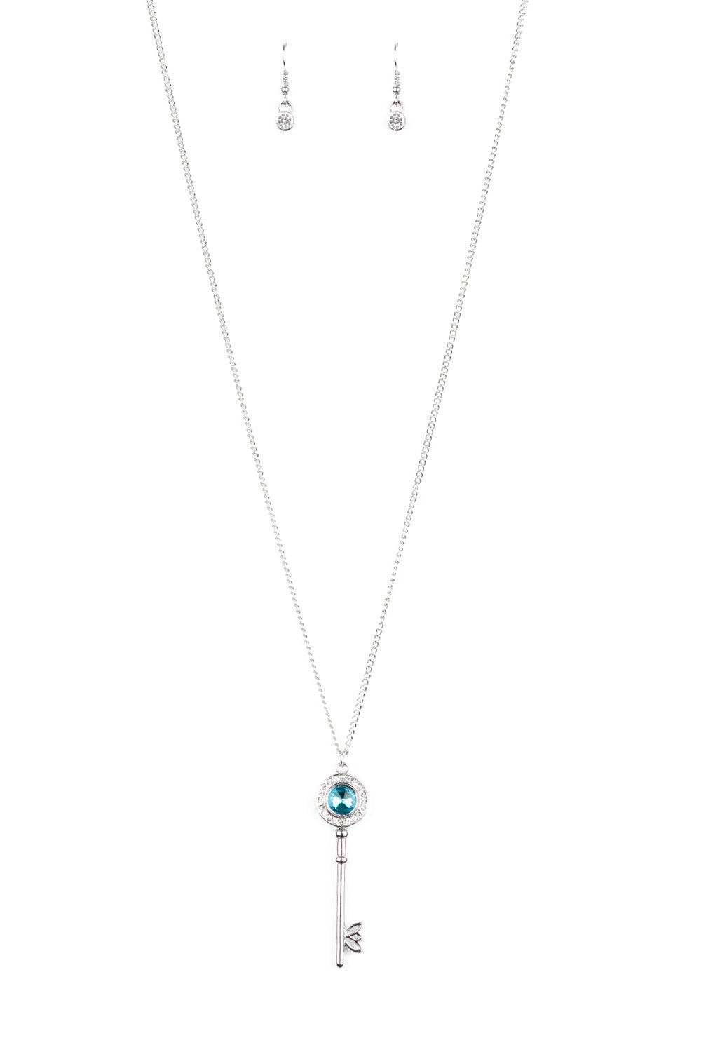 Secret Shimmer Blue Necklace