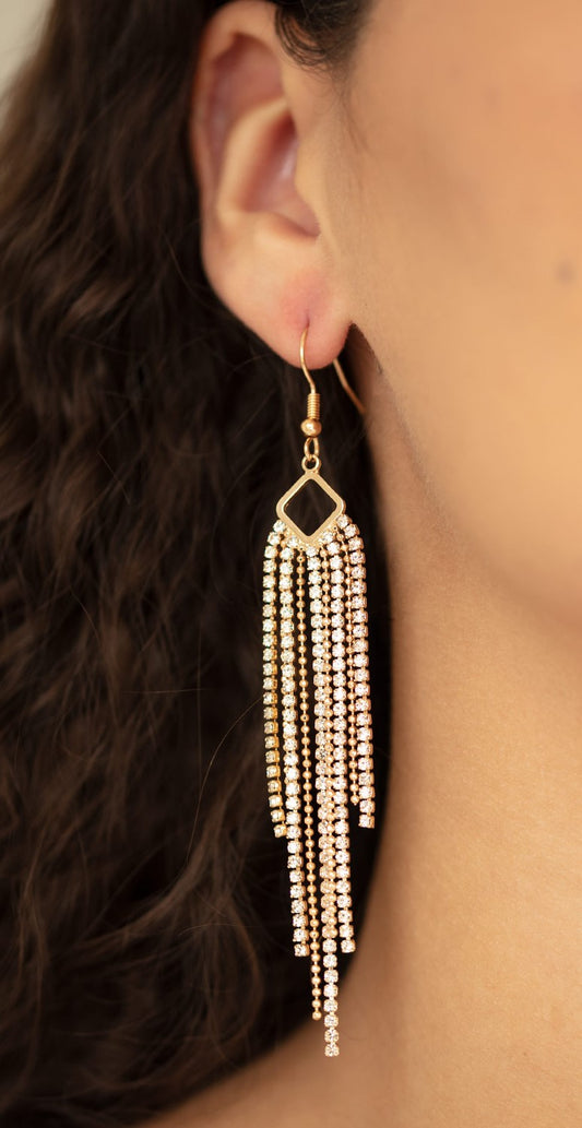 Singing In The REIGN Gold Earrings