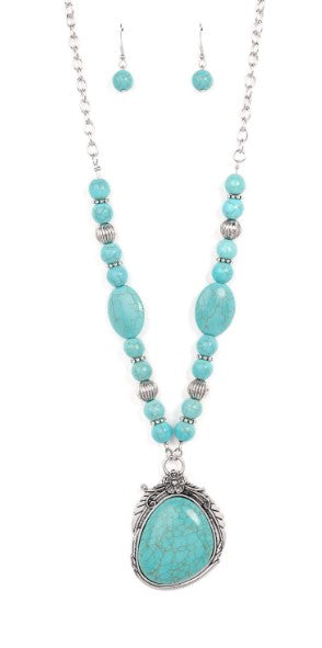 Southwest Paradise Blue Necklace