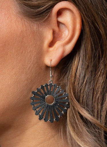 SPOKE Too Soon Black Earrings