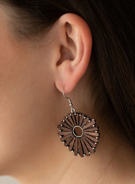 SPOKE Too Soon Brown Earrings