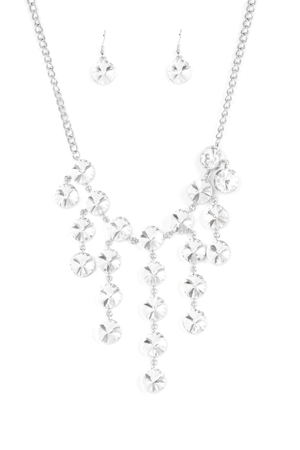 Spotlight Stunner White Necklace