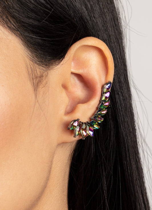 Stargazer Glamour Multi-Colored Ear Climbers