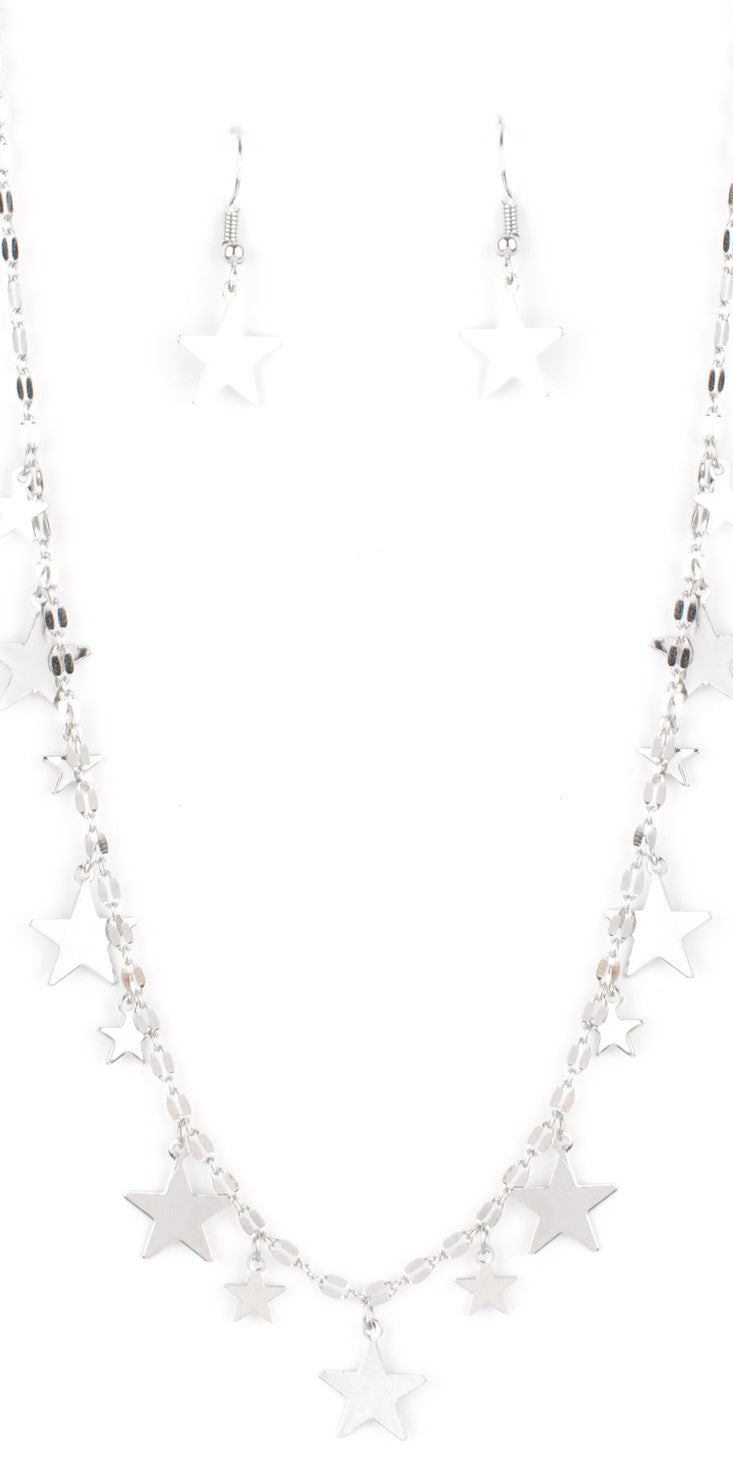 Starry Shindig Silver Necklace