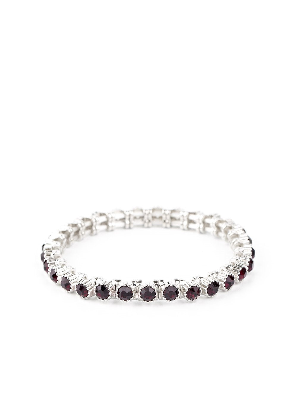 Starry Social Purple Stretch Bracelet