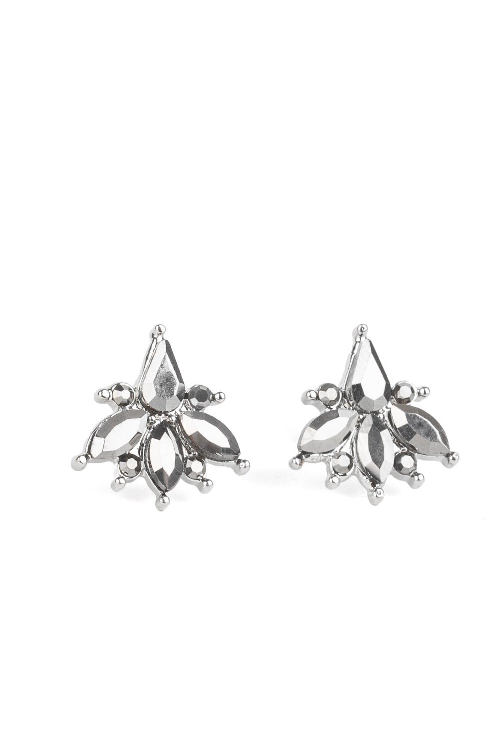 Stellar Sheen Silver Post Earrings