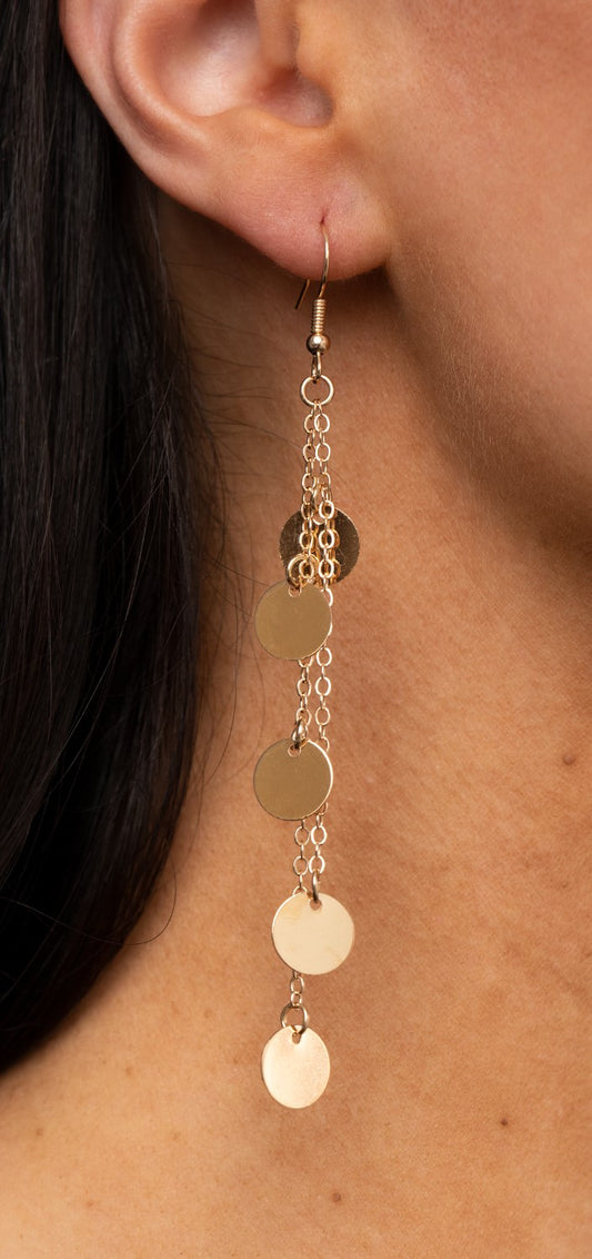 Take A Good Look Gold Earrings