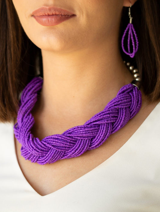 The Great Outback Purple Necklace