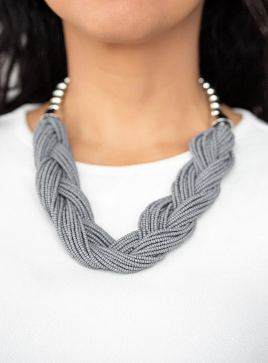 The Great Outback Silver Necklace