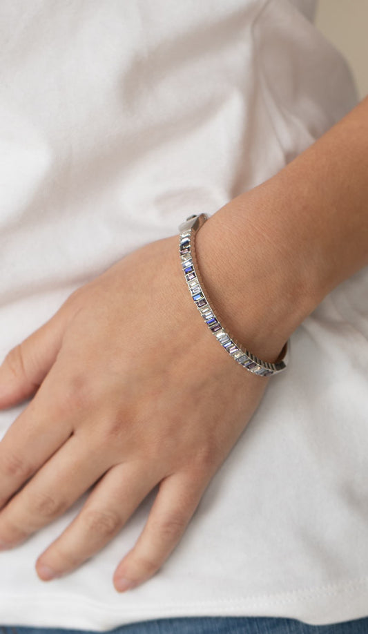 Toast To Twinkle Purple Hinge Bracelet