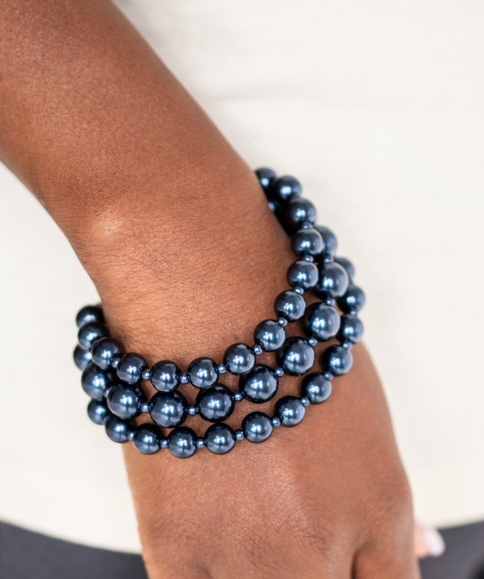 Total PEARL-fection Blue Bracelet
