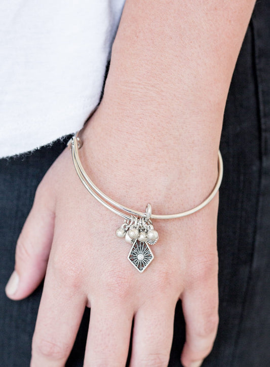 Treasure Charms White Bracelet