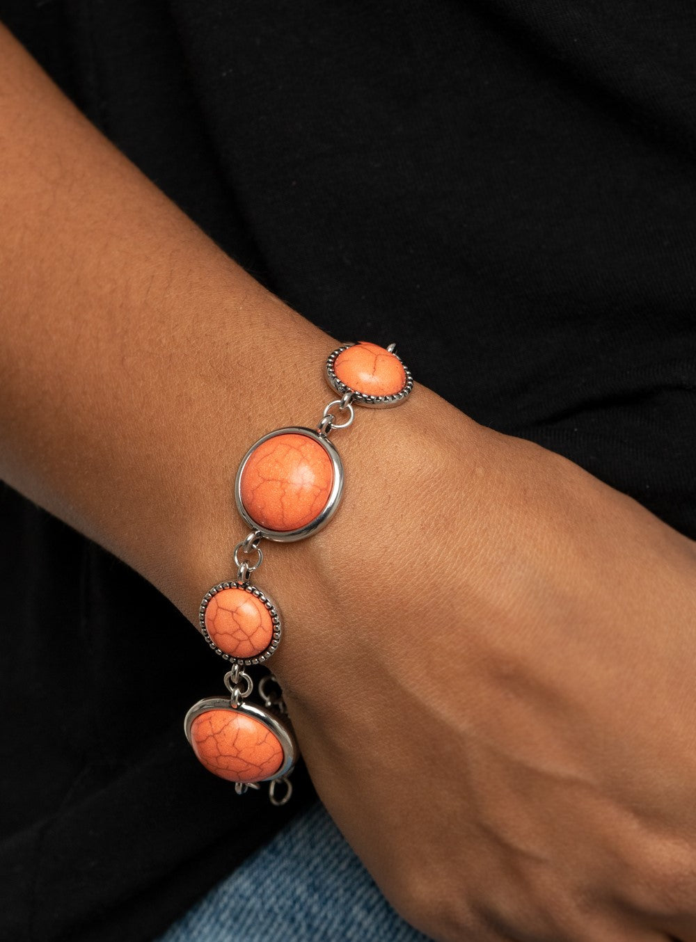 Turn Up The Terra Orange Bracelet