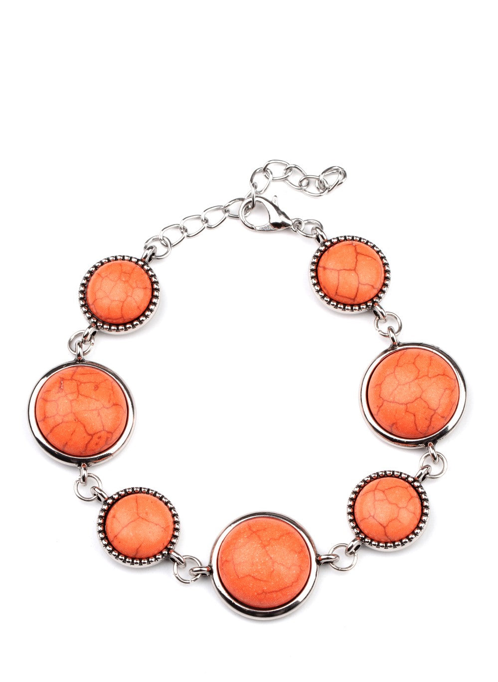 Turn Up The Terra Orange Bracelet