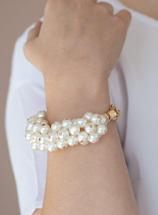 Up Class Clash Gold Bracelet